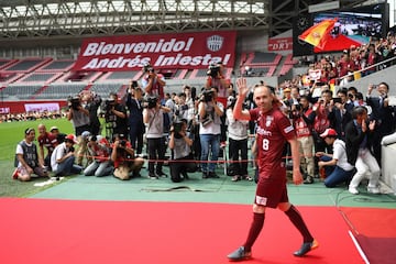 Iniesta has played in Japan since 2018.